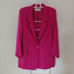 Essential Elements Linen Look Blazer size S